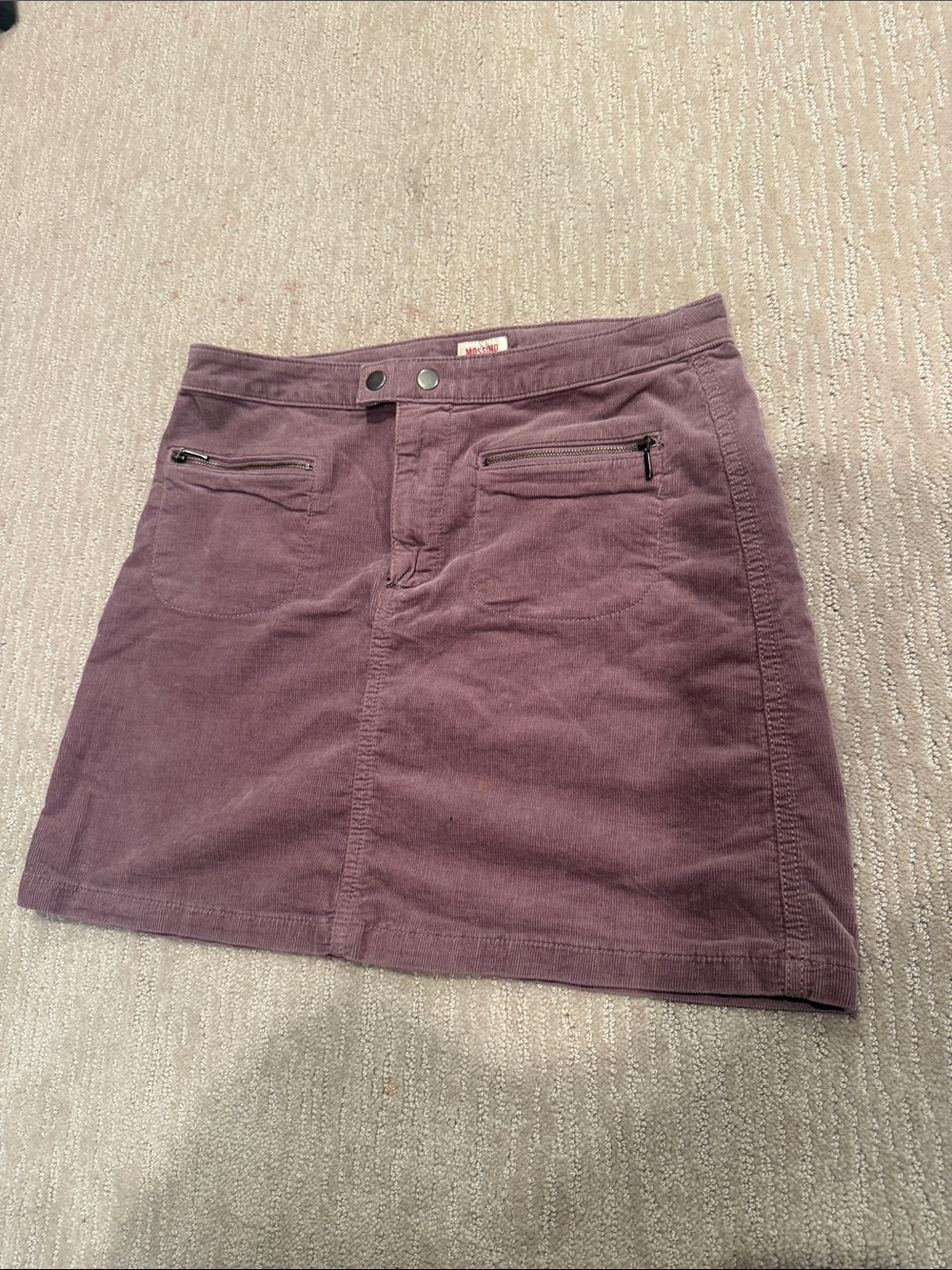 Mossimo Supply Co. Corduroy Mini Skirt in Plum